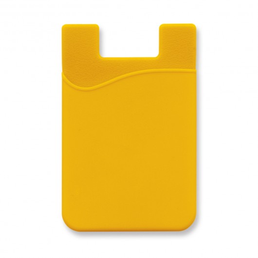 Yellow Debossed Phone Wallets